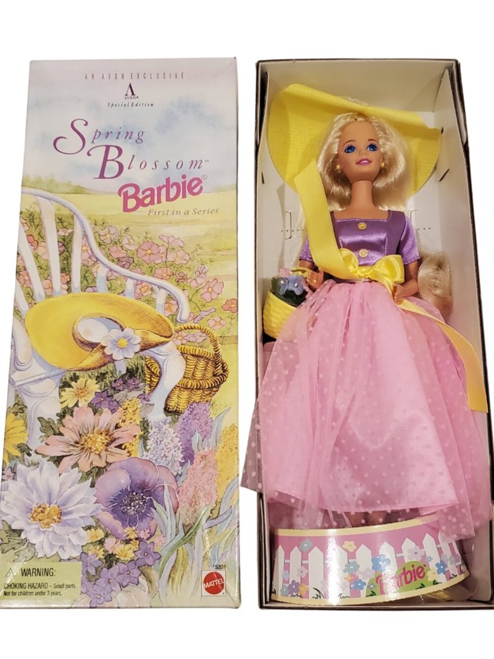 Vintage 1995 Spring Blossom Barbie Doll — Avon Special Edition ✨NRFB